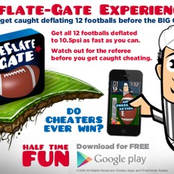 Deflate Gate Game for Apple App Store and Google Play