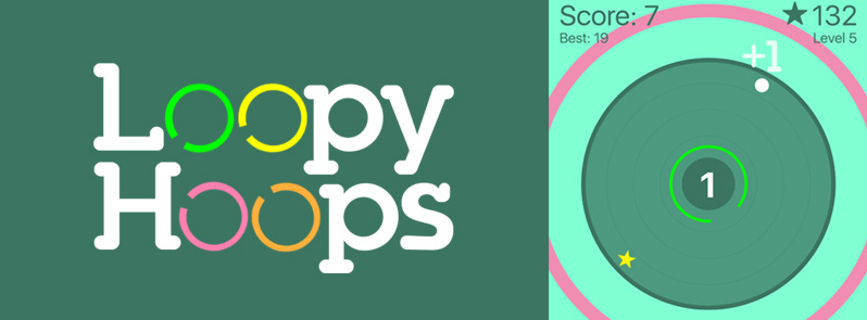 Loopy Hoops game for iPhone and Android